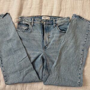 A&F 90s Straight High Rise Jeans